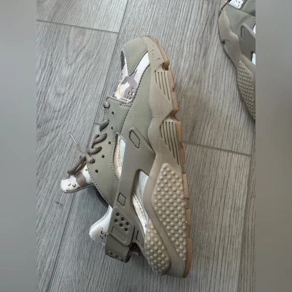 Nike Air Huarache Run Desert Ore  Men’s Camouflage Sneakers 👟 - Picture 10 of 14